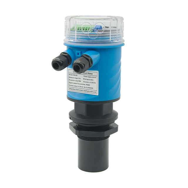 Non-contact Ultrasonic Transmitter High Accuracy 4-20ma Integrated Ultrasonic Level Meter 